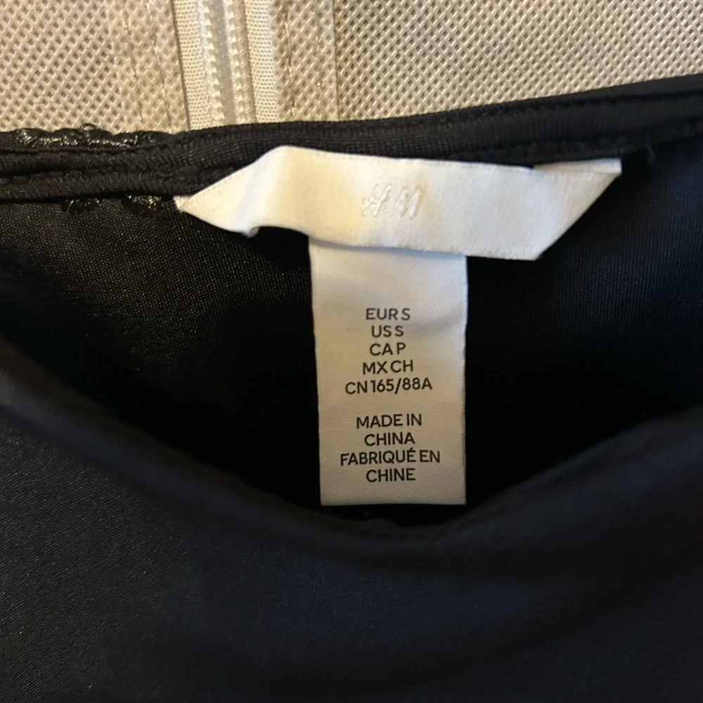 H&M Black Bodysuit with Embellishments - Picture 4 of 4